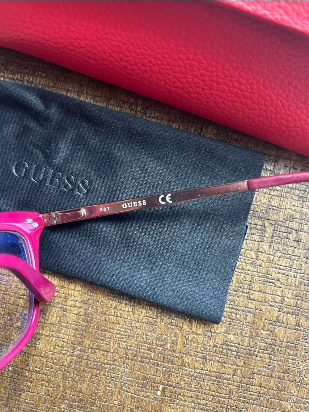 Guess glasses with case
